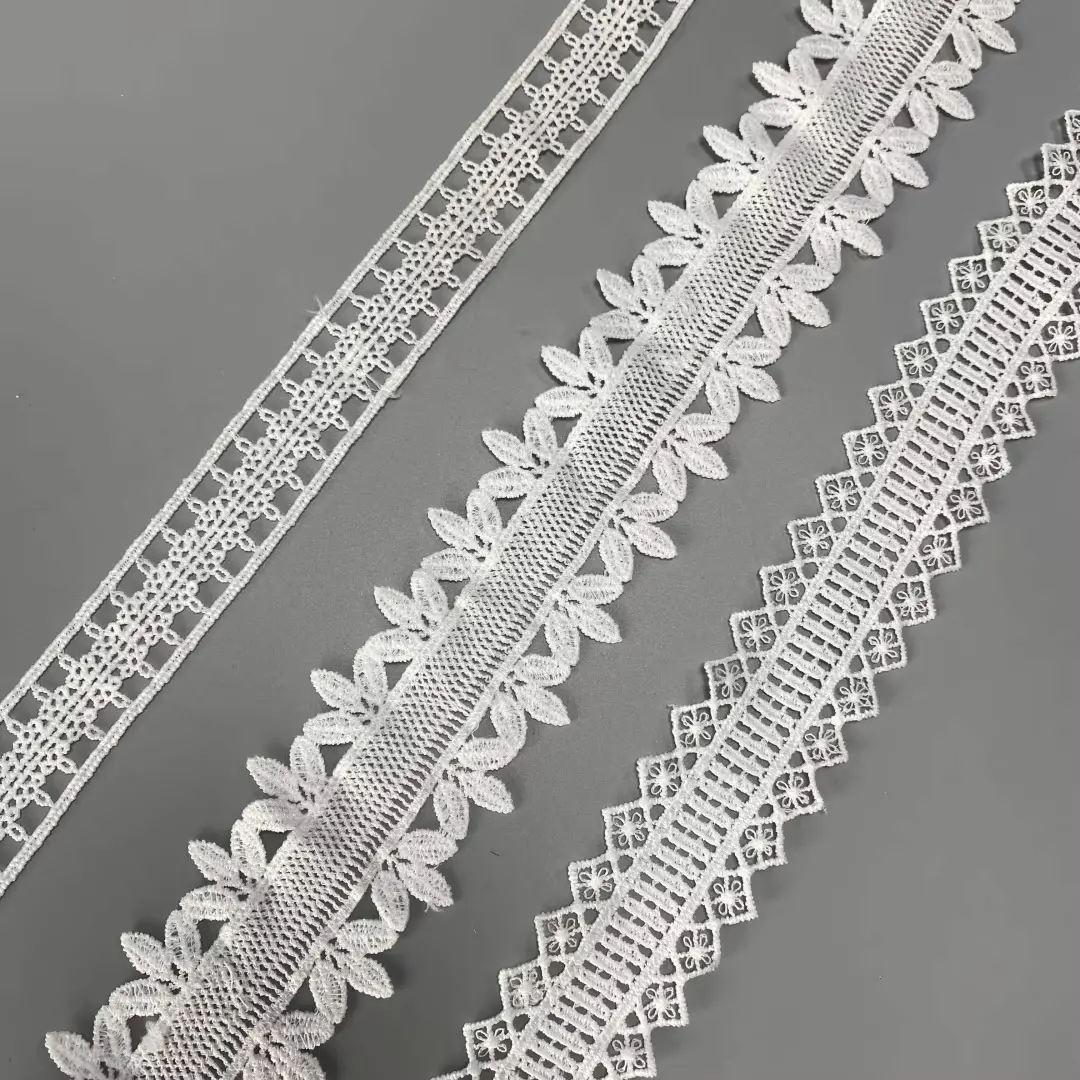 Wholesale High Quality Colorful Embroidery Lace Trimmingmesh Lace