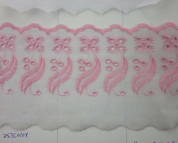 2018 Hot Sale Embroidery Trimming TC Lace for Woman Dress