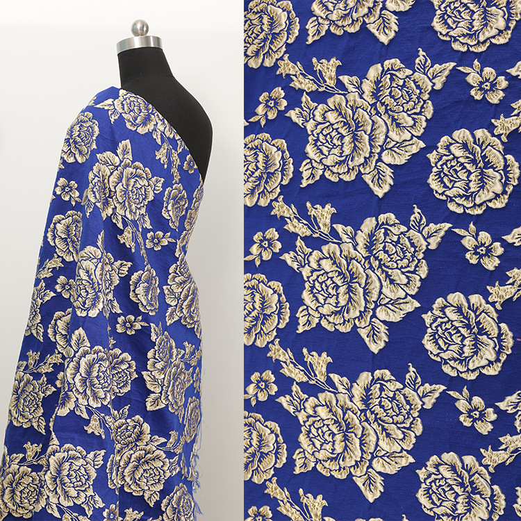 Warp Textile Printing Embroidery Fabric Jacquard Fabric for Dress